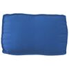 vidaXL Set de coussins de palette 2 pcs Bleu royal Tissu Oxford