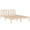vidaXL Cadre de lit sans matelas 160x200 cm bois massif