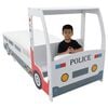vidaXL Lit voiture de police et matelas en mousse pour enfant 90x200cm