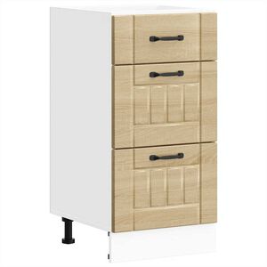 vidaXL Armoire de cuisine Lucca ch&ecirc;ne sonoma bois ing&eacute;nierie