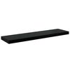vidaXL Étagère murale flottante 4 pcs Noir brillant 90x23,5x3,8 cm MDF