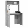 vidaXL Bureau Gris Sonoma 91 x 50 x 149 cm Bois d'ingénierie