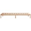 vidaXL Cadre de lit extra long sans matelas 90x210 cm bois massif pin