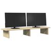 vidaXL Support de moniteur ch&ecirc;ne sonoma 100x27x15 cm bois d'ing&eacute;nierie