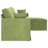 vidaXL Canap&eacute; Vert clair 198 x 134 x 80 cm Velours