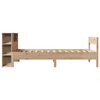 vidaXL Lit bibliothèque sans matelas 75x190 cm bois de pin massif