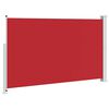 vidaXL Auvent lat&eacute;ral r&eacute;tractable de patio 180x300 cm Rouge