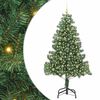 vidaXL Sapin de No&euml;l avec 300 LED avec support Vert 210 cm PVC