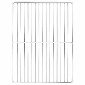 vidaXL Grille de barbecue Argent&eacute; 40 x 30 cm Acier inoxydable