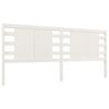 vidaXL Tête de lit Blanc 126x4x100 cm Bois massif de pin