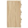 vidaXL Buffet ch&ecirc;ne sonoma 36x35,5x67,5 cm bois d'ing&eacute;nierie
