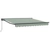 vidaXL Cadre d'auvent Vert et blanc 300 x 250 cm
