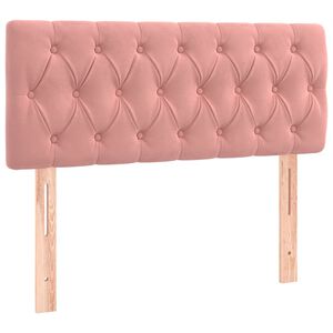 vidaXL T&ecirc;te de lit Rose 90x7x78/88 cm Velours