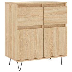 vidaXL Buffet Ch&ecirc;ne sonoma 60x35x70 cm Bois d'ing&eacute;nierie