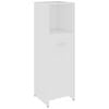 vidaXL Armoire de salle de bain Blanc 30x30x95 cm Bois d'ing&eacute;nierie