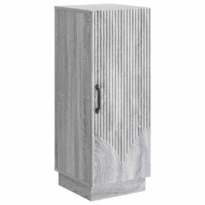 vidaXL Buffet Sonoma gris 33 x 34,5 x 87 cm Bois d'ing&eacute;nierie
