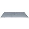 vidaXL Grille Argent 100 x 60 x 2 cm Acier galvanis&eacute; &agrave; chaud