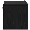 vidaXL Ensemble meuble TV 3 pcs Noir 60 x 30 x 30 cm Bois d'ing&eacute;nierie