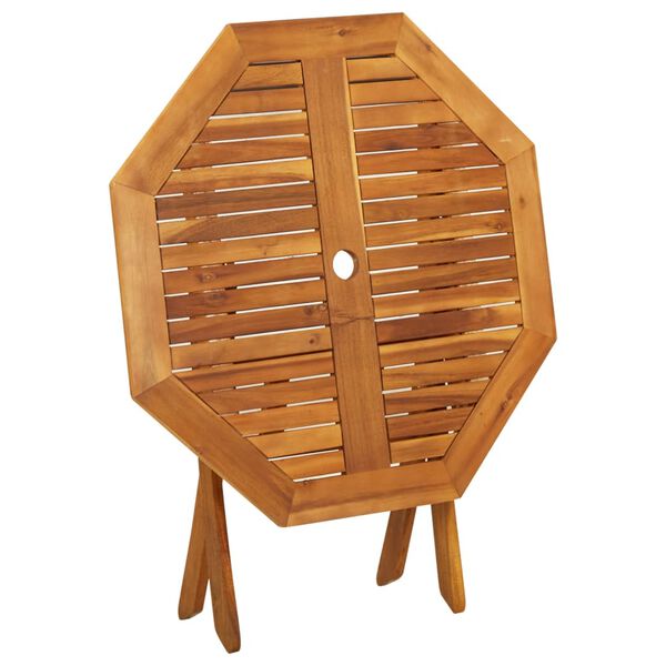 vidaXL Ensemble &agrave; manger de jardin 5 pcs Bois d'acacia solide