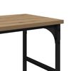 vidaXL Table console avec &eacute;tag&egrave;re Ch&ecirc;ne artisanal 150 x 29 x 76,5 cm