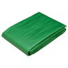 vidaXL B&acirc;che avec &oelig;illets Vert 3 x 2 m 260 gsm PE