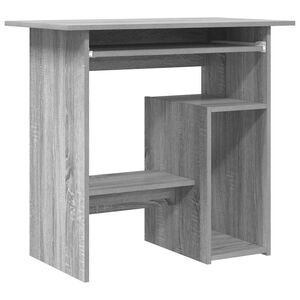 vidaXL Bureau Sonoma gris 80x45x74 cm Bois d'ing&eacute;nierie