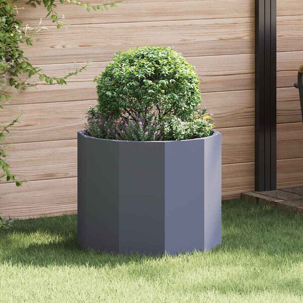 vidaXL Jardini&egrave;re Anthracite 60 x 60 x 50 cm Acier