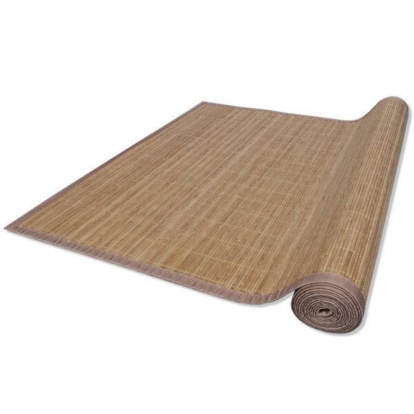 vidaXL Tapis en bambou 100x160 cm Marron