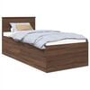 vidaXL Cadre de lit Ch&ecirc;ne brun 120 x 200 cm Bois d'ing&eacute;nierie