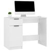 vidaXL Bureau Blanc 100x50x75 cm Bois d'ing&eacute;nierie