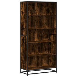vidaXL Biblioth&egrave;que ch&ecirc;ne fum&eacute; 80,5x35x170,5 cm bois d'ing&eacute;nierie