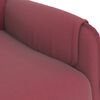 vidaXL Fauteuil inclinable Rouge bordeaux Tissu