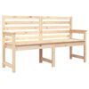 vidaXL Banc de jardin 159,5x48x91,5 cm bois massif de pin