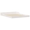 vidaXL Cadre de lit Blanc 160 x 210 cm Pin massif