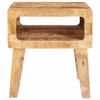 vidaXL Table d'appoint Marron 40 x 32 x 46 cm Bois de mangue massif