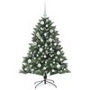 vidaXL Sapin de No&euml;l artificiel Vert 120 cm PVC, plastique et acier