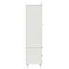 vidaXL Armoire Tableau Noir avec tiroir ROROS Blanc 90 x 45 x 180 cm