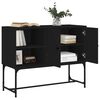 vidaXL Buffet noir 100x40x79,5 cm bois d'ing&eacute;nierie