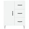 vidaXL Buffet blanc 69,5x34x90 cm bois d'ing&eacute;nierie