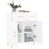 vidaXL Buffet Blanc brillant 69,5x34x90 cm Bois d'ingénierie