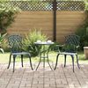vidaXL Chaise de jardin 2 pcs Vert 53 x 51 x 88,5cm Aluminium