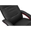 vidaXL Fauteuil de massage avec repose-pied Noir Similicuir