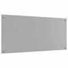 vidaXL Protection de cuisine Gris clair 110 x 50 cm verre tremp&eacute;