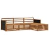 vidaXL Ensemble de canap&eacute;s d'ext&eacute;rieur 4 pc Naturel