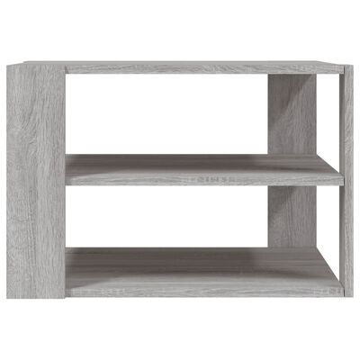 vidaXL Table basse sonoma gris 59,5x59,5x40 cm bois d'ingénierie