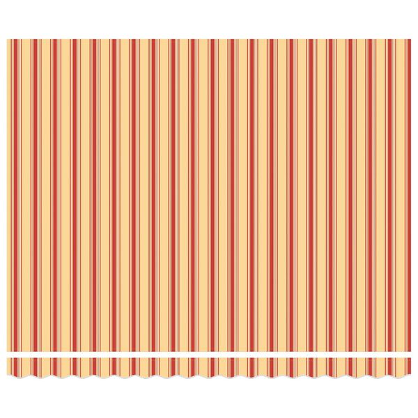 vidaXL Auvent R&eacute;tractable Multicolore 400 &times; 300 cm Polyester et m&eacute;tal