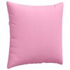 vidaXL Coussins de canap&eacute; 2 pcs Rose 60 x 60 cm tissu