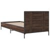 vidaXL Cadre de lit sans matelas ch&ecirc;ne marron 90x200 cm