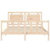 vidaXL Cadre de lit sans matelas 160x200 cm bois massif de pin