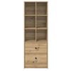 vidaXL Haut Armoire avec tiroir Ch&ecirc;ne artisanal 45,5 x 34 x 127 cm